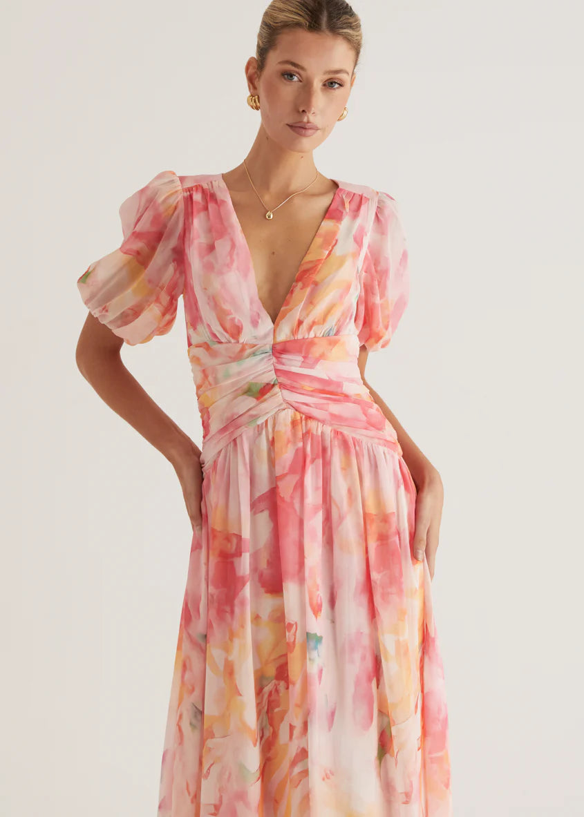 Aubree Maxi Dress - Ruby Splash