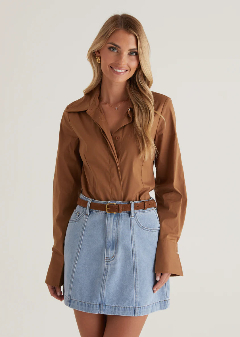 Sianna Shirt - Camel