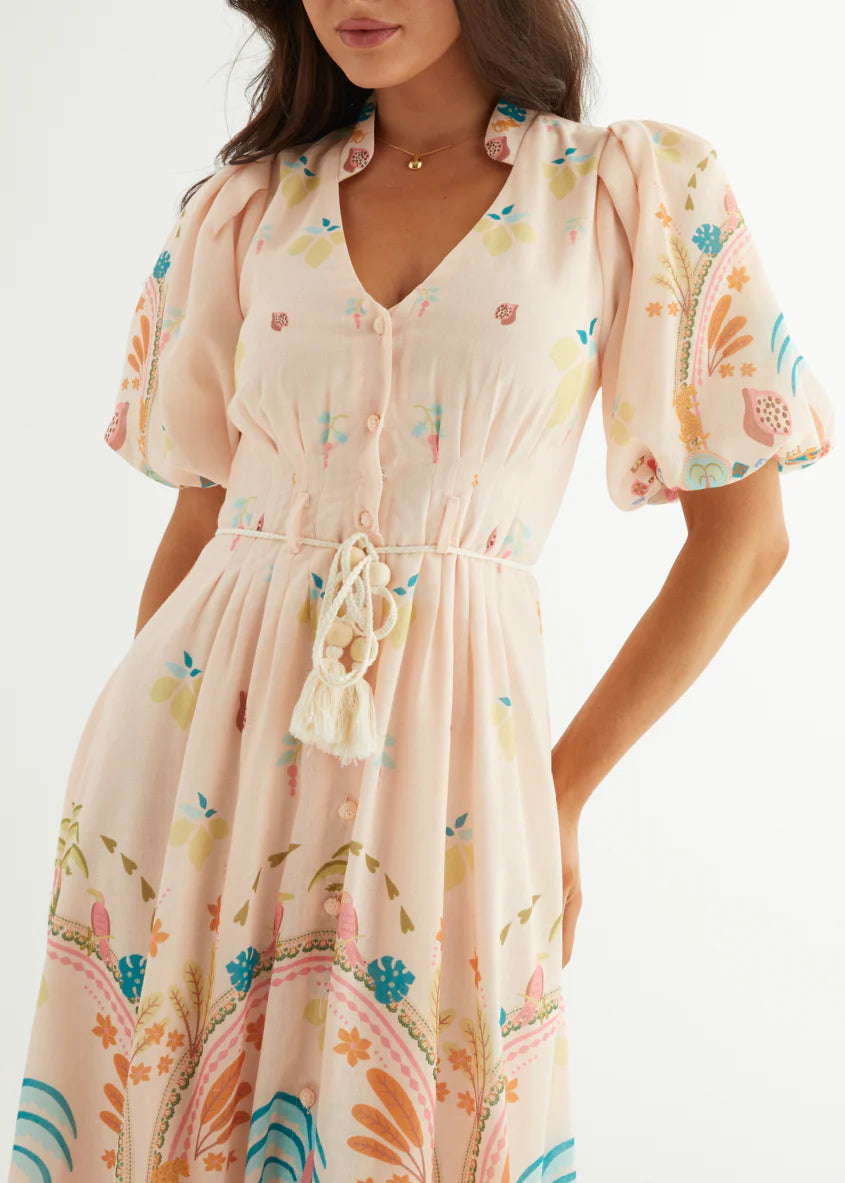 Alma Midi Dress - Acacia