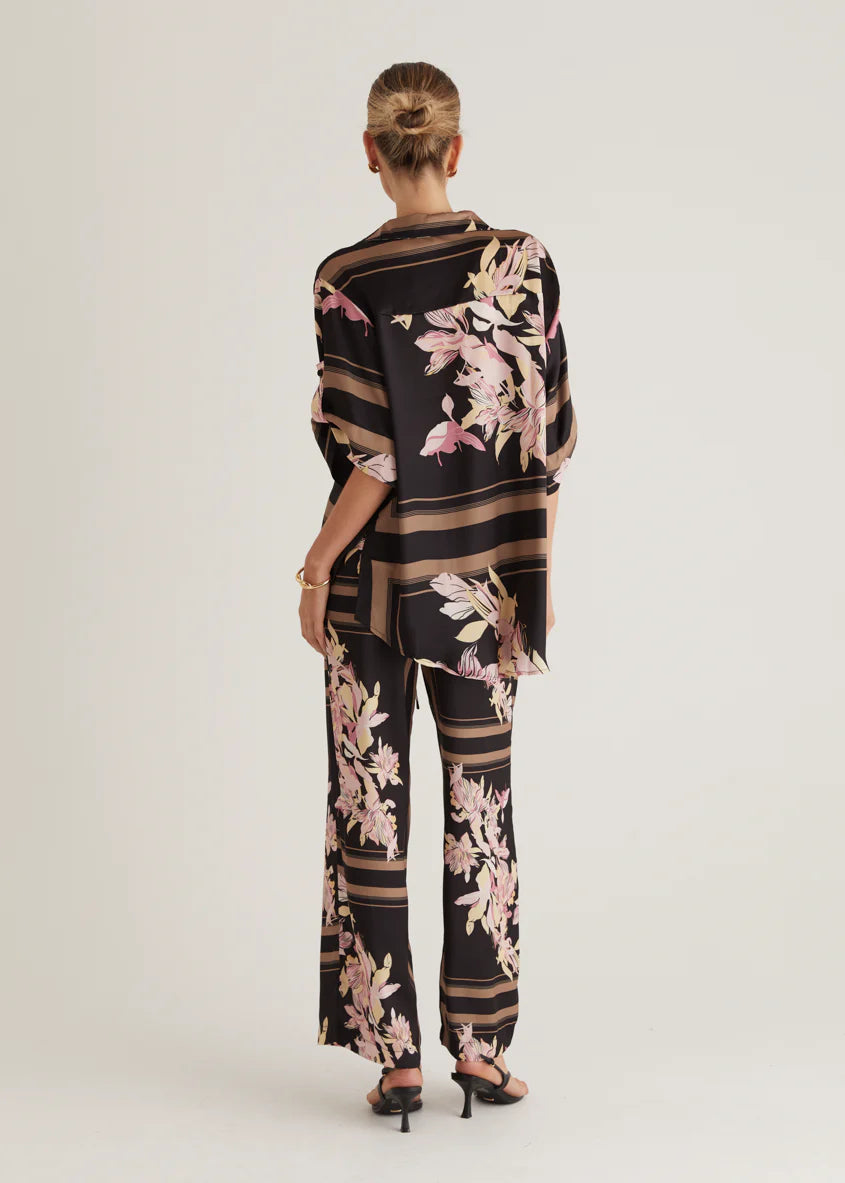 Kaycie Pants - Black Floral