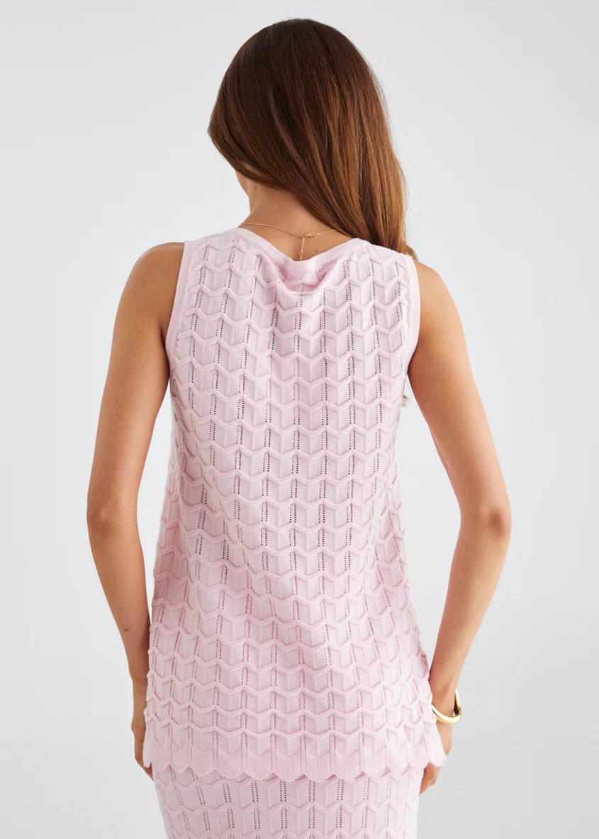 Nerida Knit Top - Pink