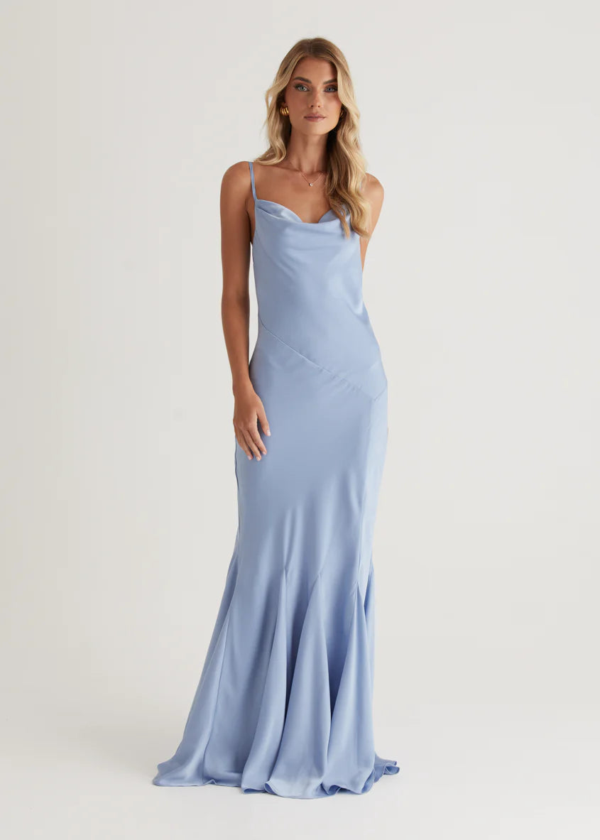Zita Maxi Dress - Sky Blue