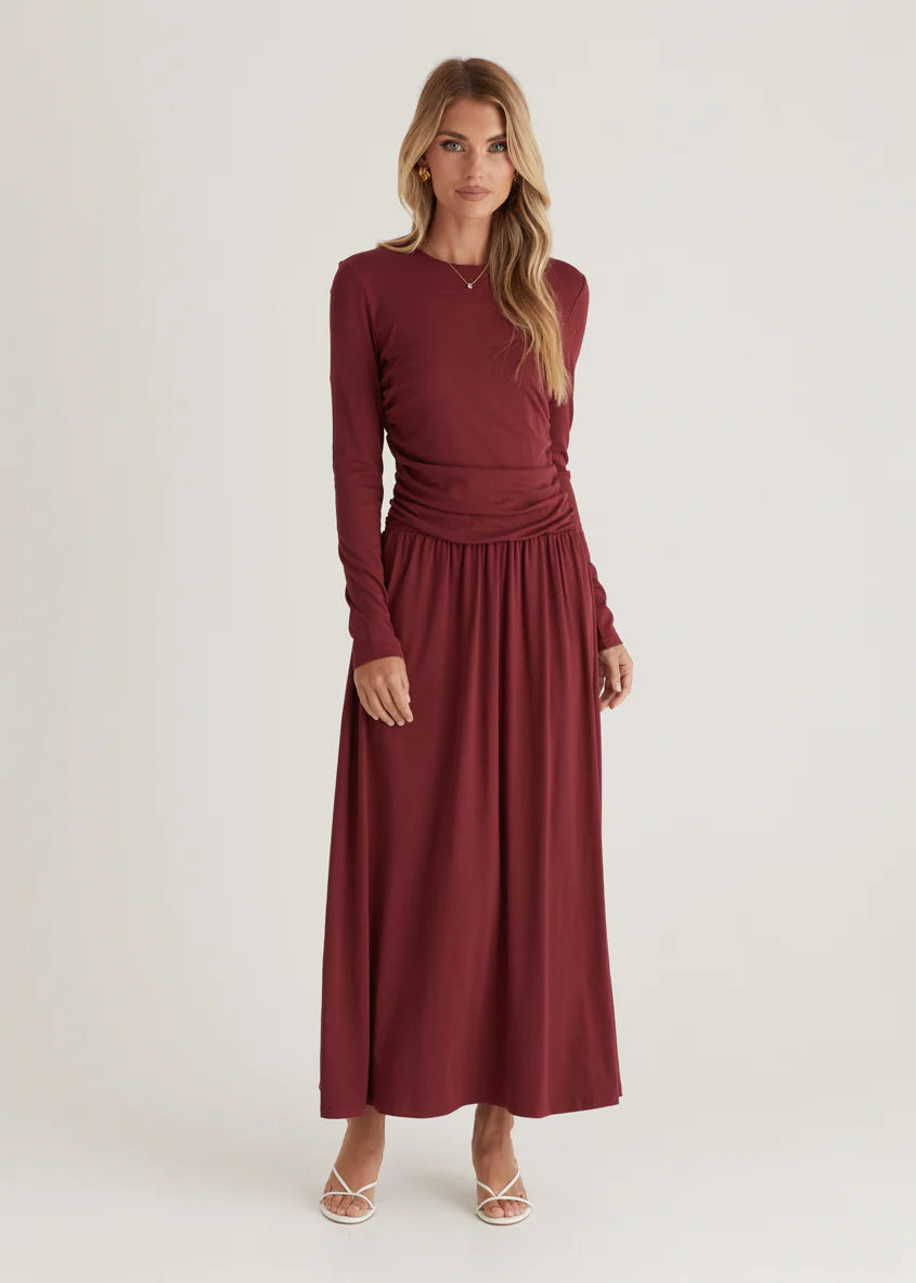 Siobhan Maxi Dress - Wine