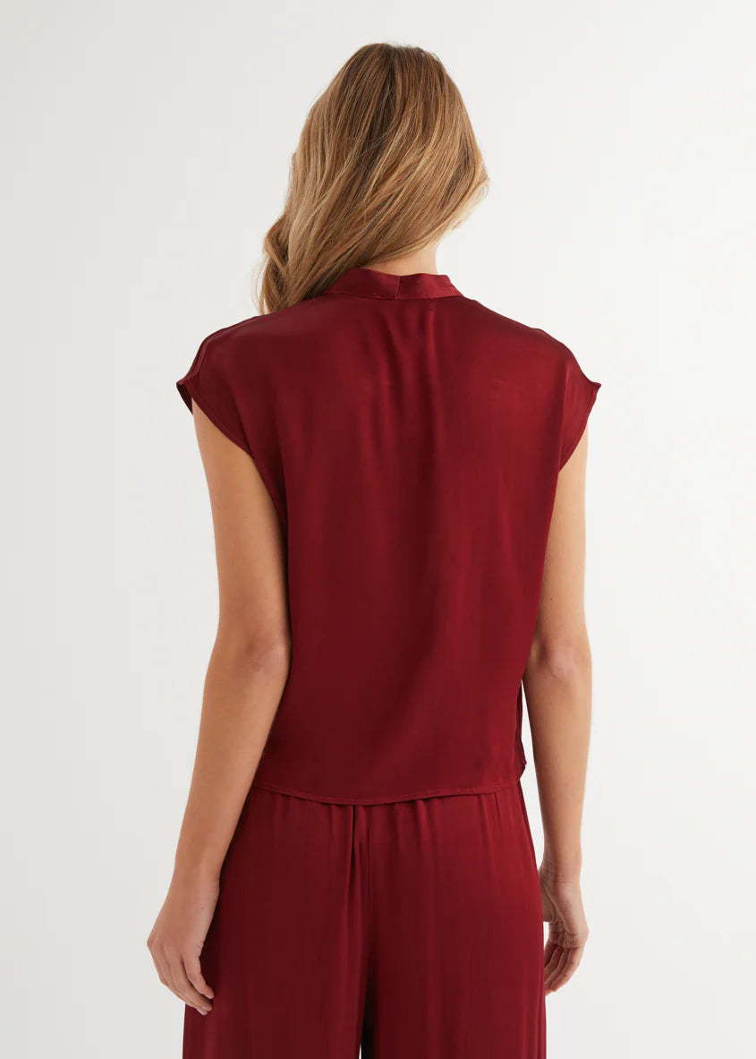 Charlie Top - Burgundy