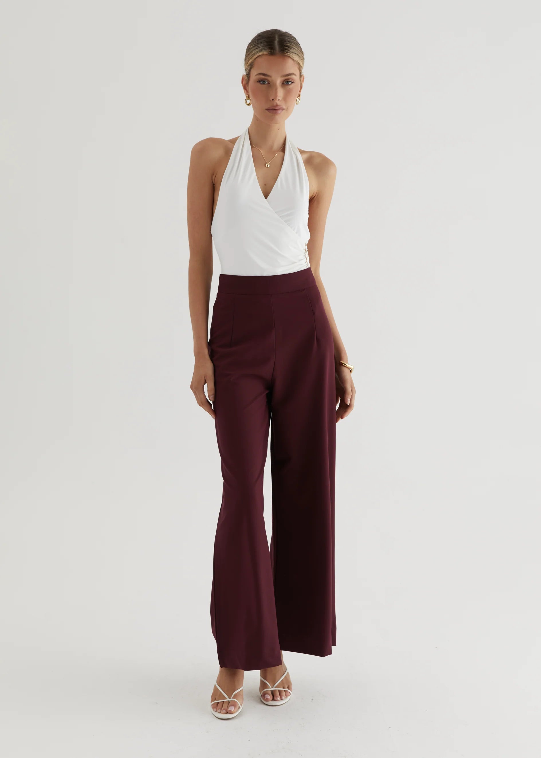 Newport Pants - Wine