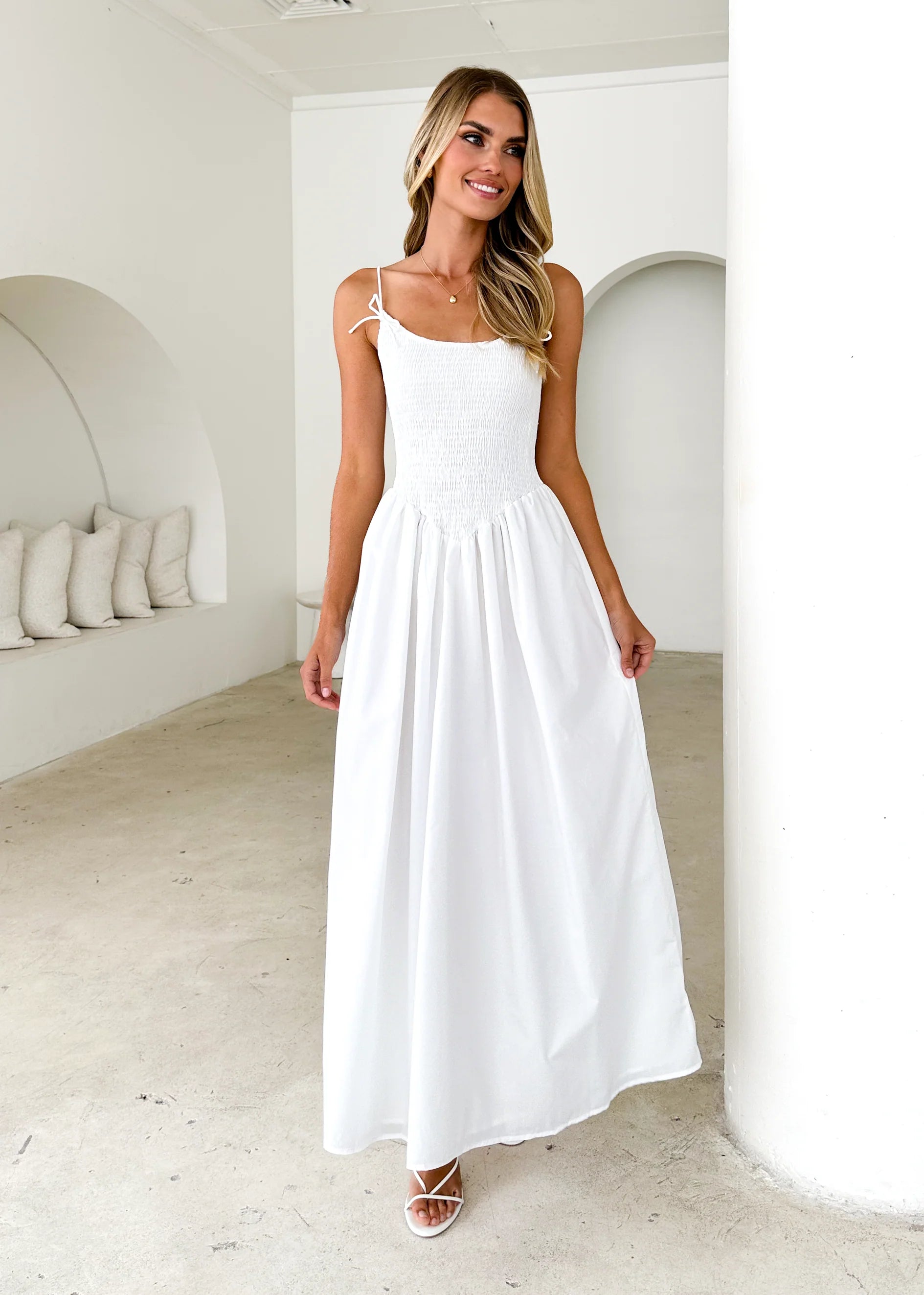 Vista Maxi Dress - Off White