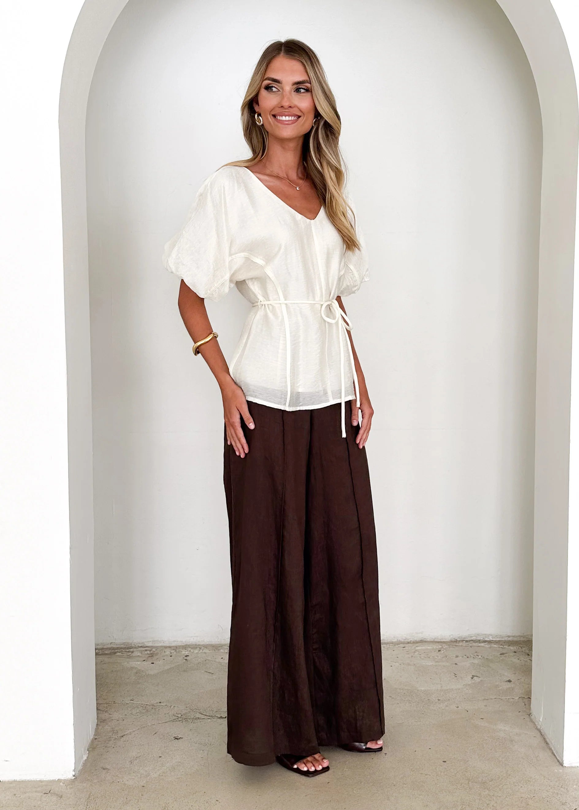 Saffron Blouse - Cream