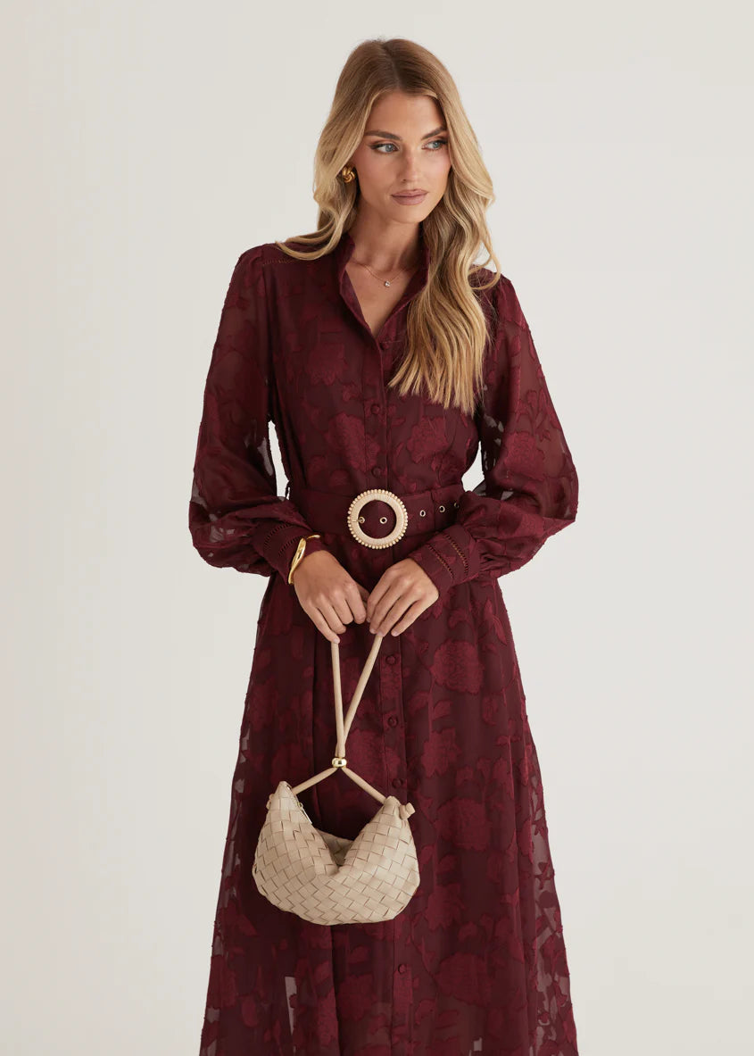 Roxi Maxi Dress - Wine