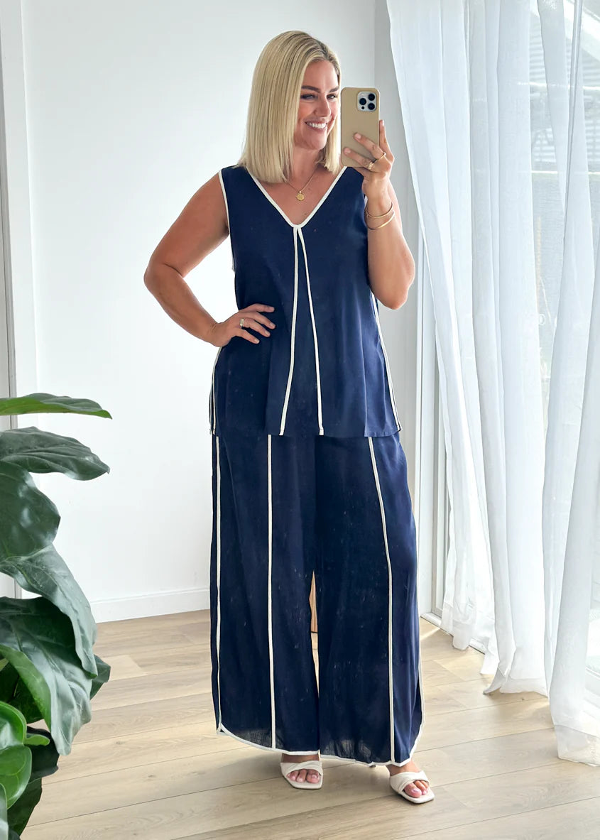 Kennedy Pants - Navy