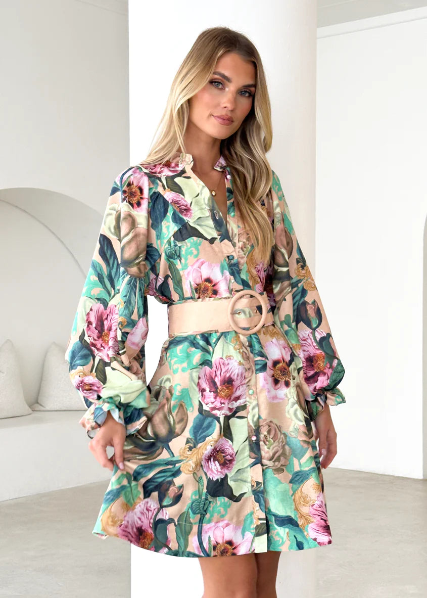 Angelina Dress - Mocha