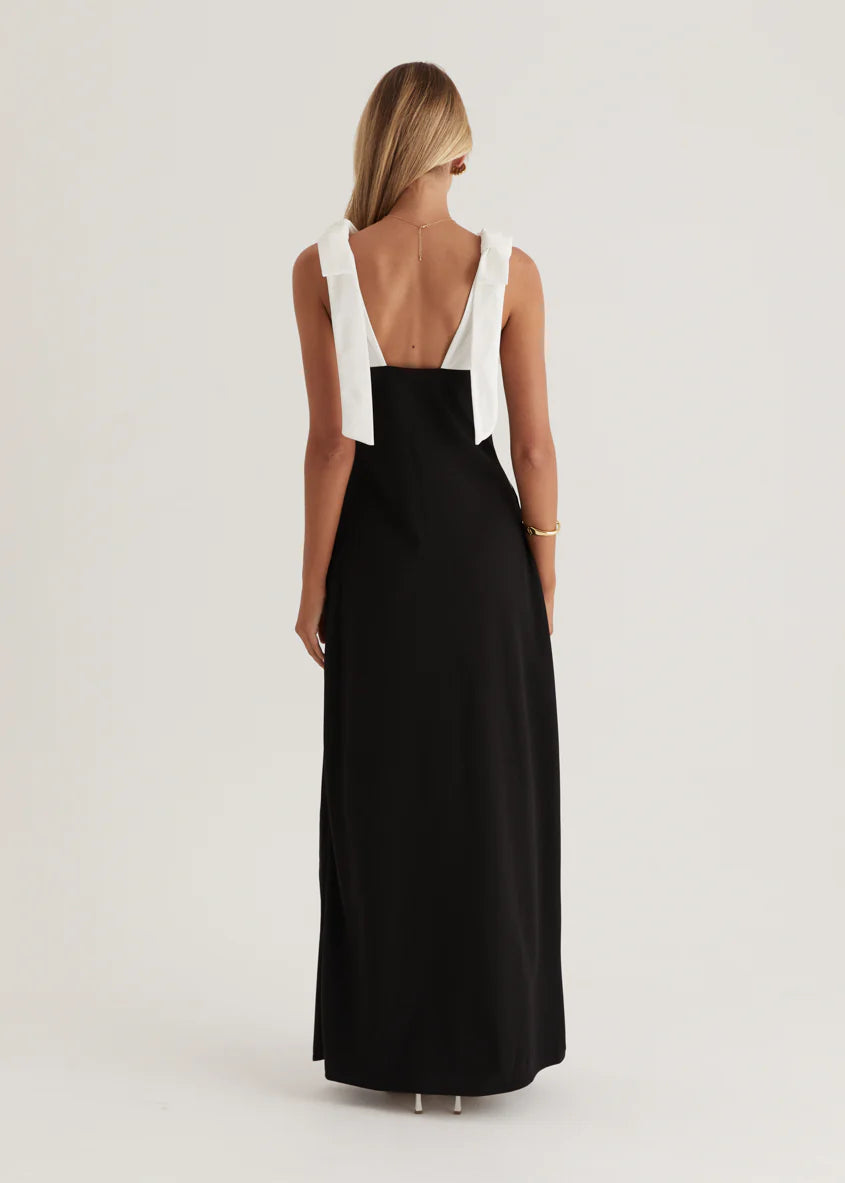 Formation Maxi Dress - Black Splice