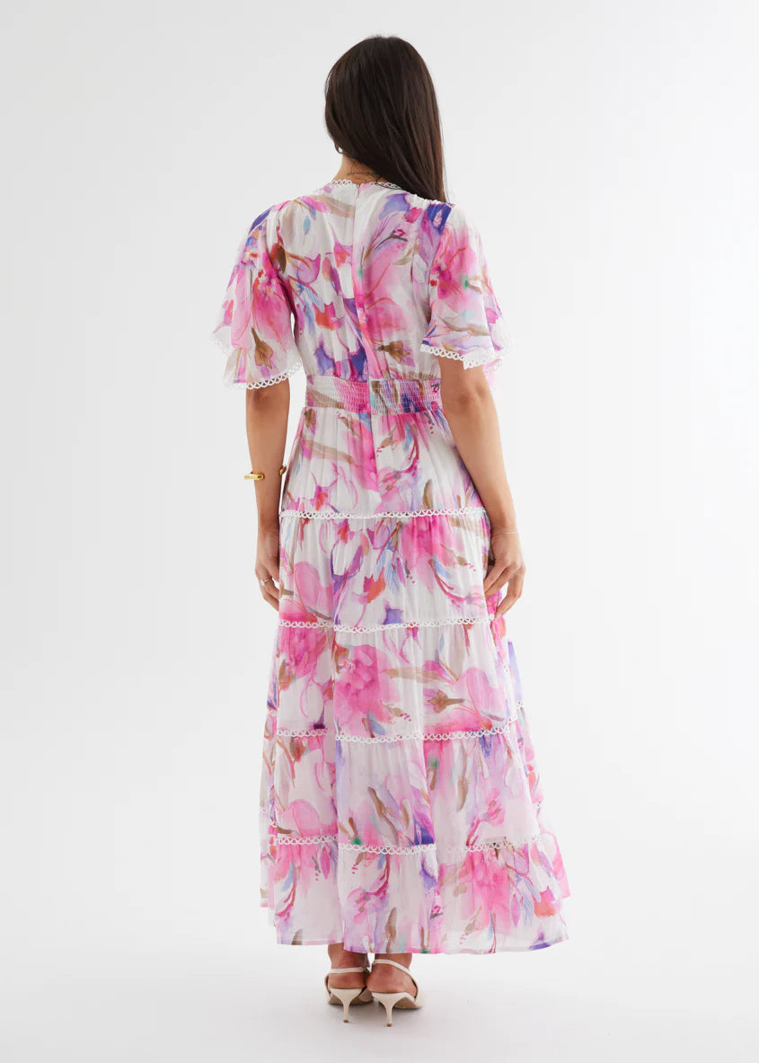 Tillie Maxi Dress - Pink Bouquet