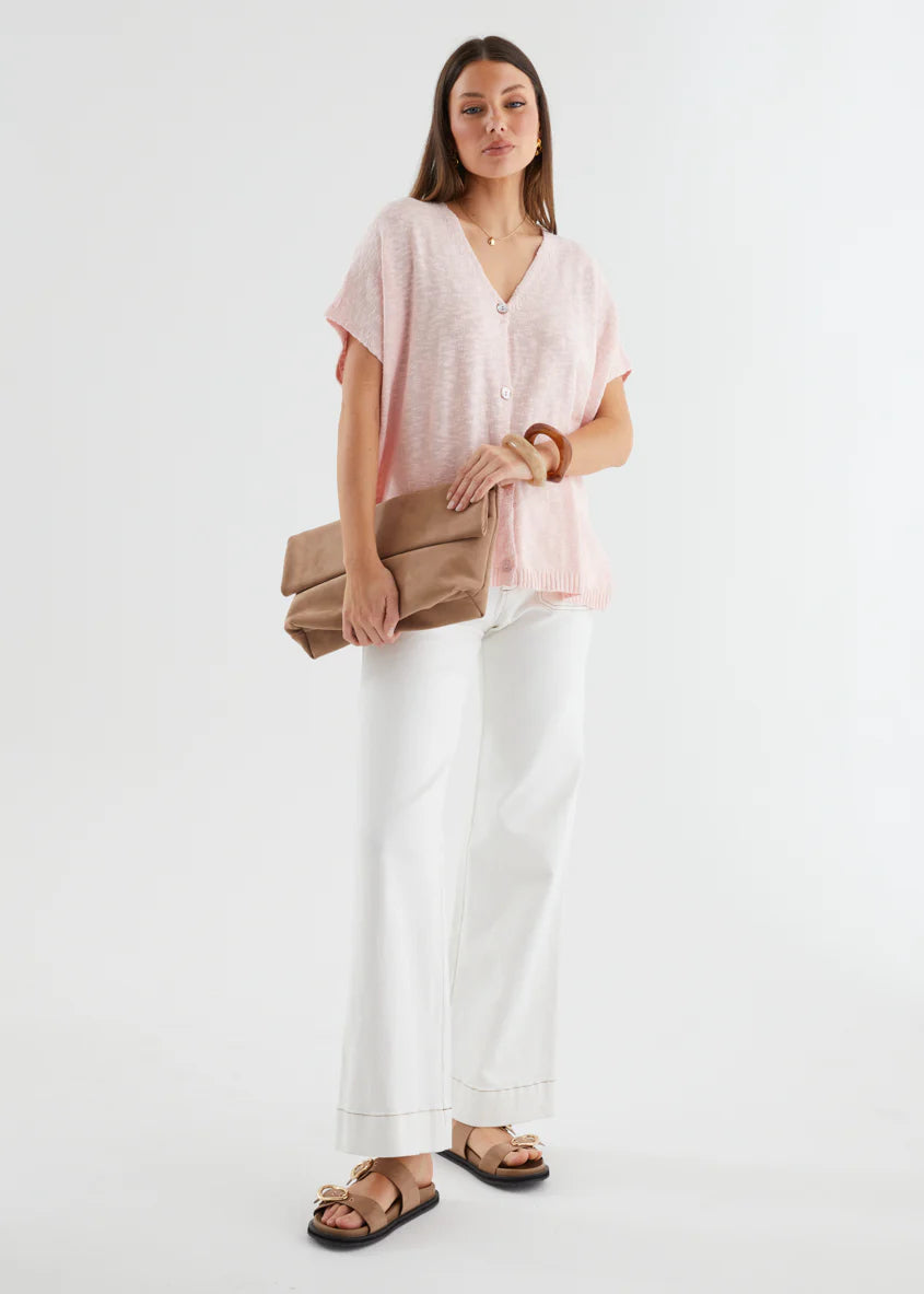 Aria Knit Top - Cotton Candy