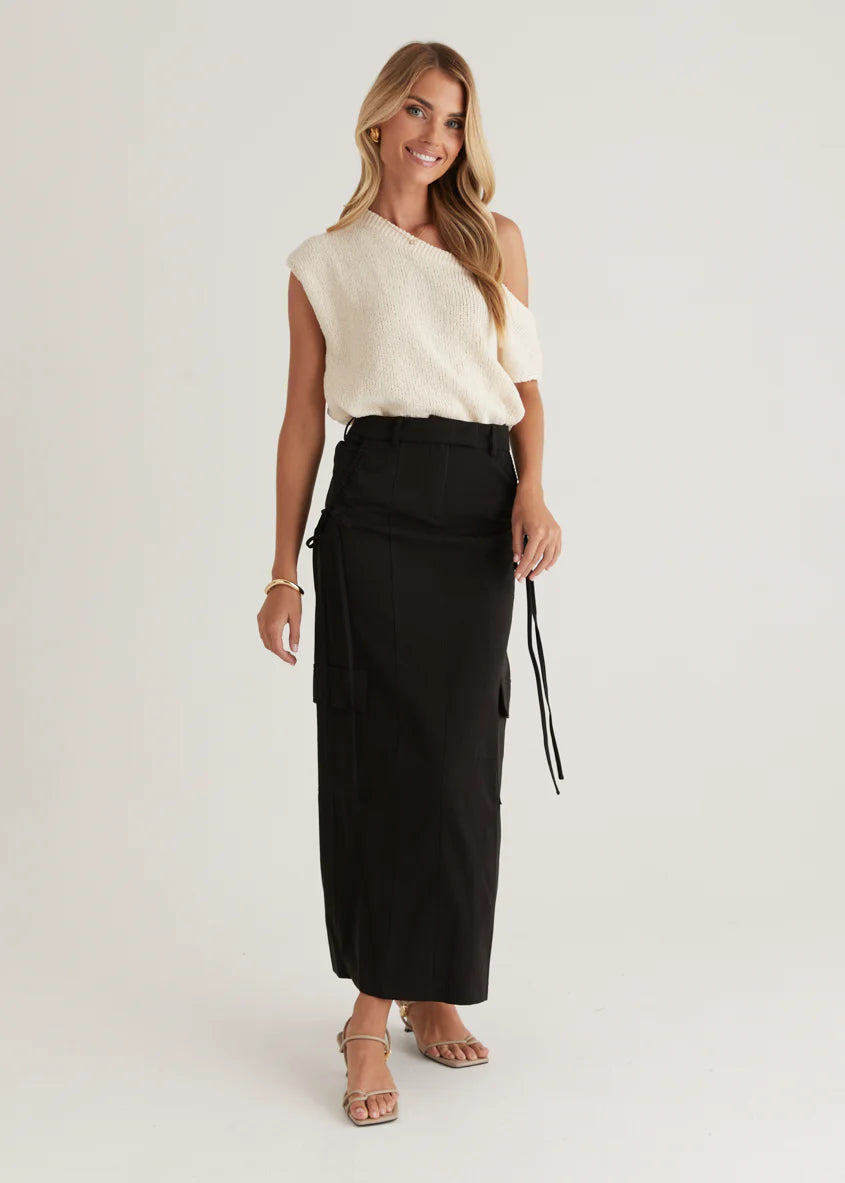 Chansa Maxi Skirt - Black