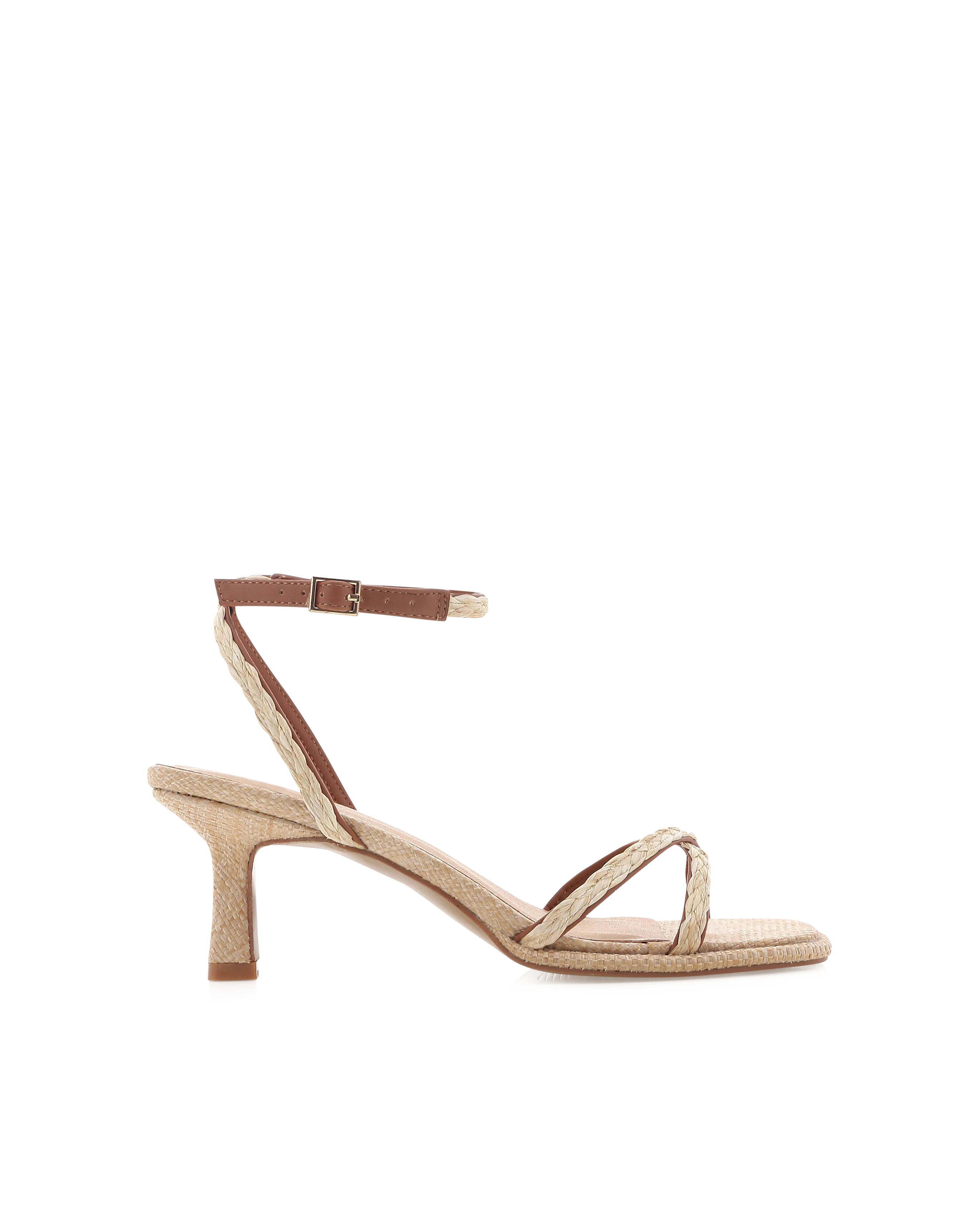 Harissa Heels - Natural Raffia