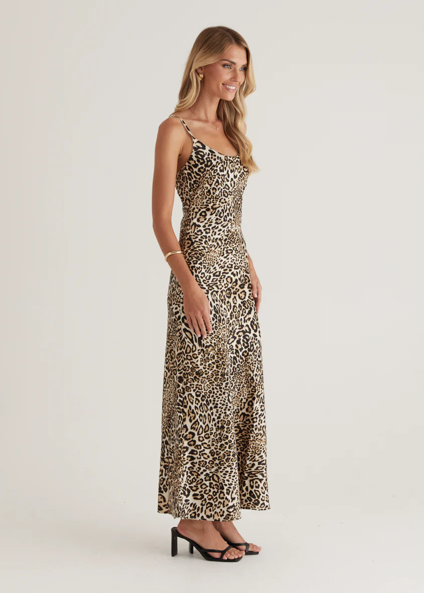 Jaguar Maxi Dress - Leopard