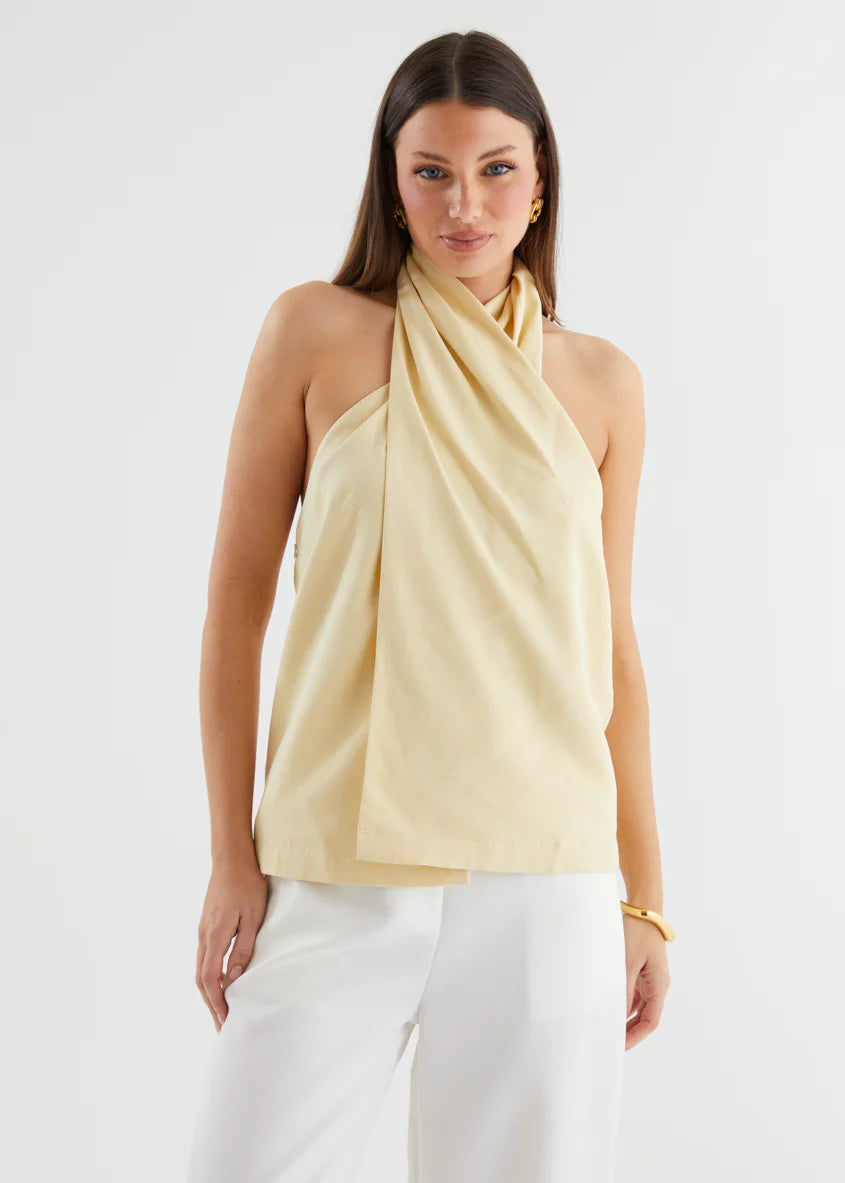 Otto Halter Top - Banana