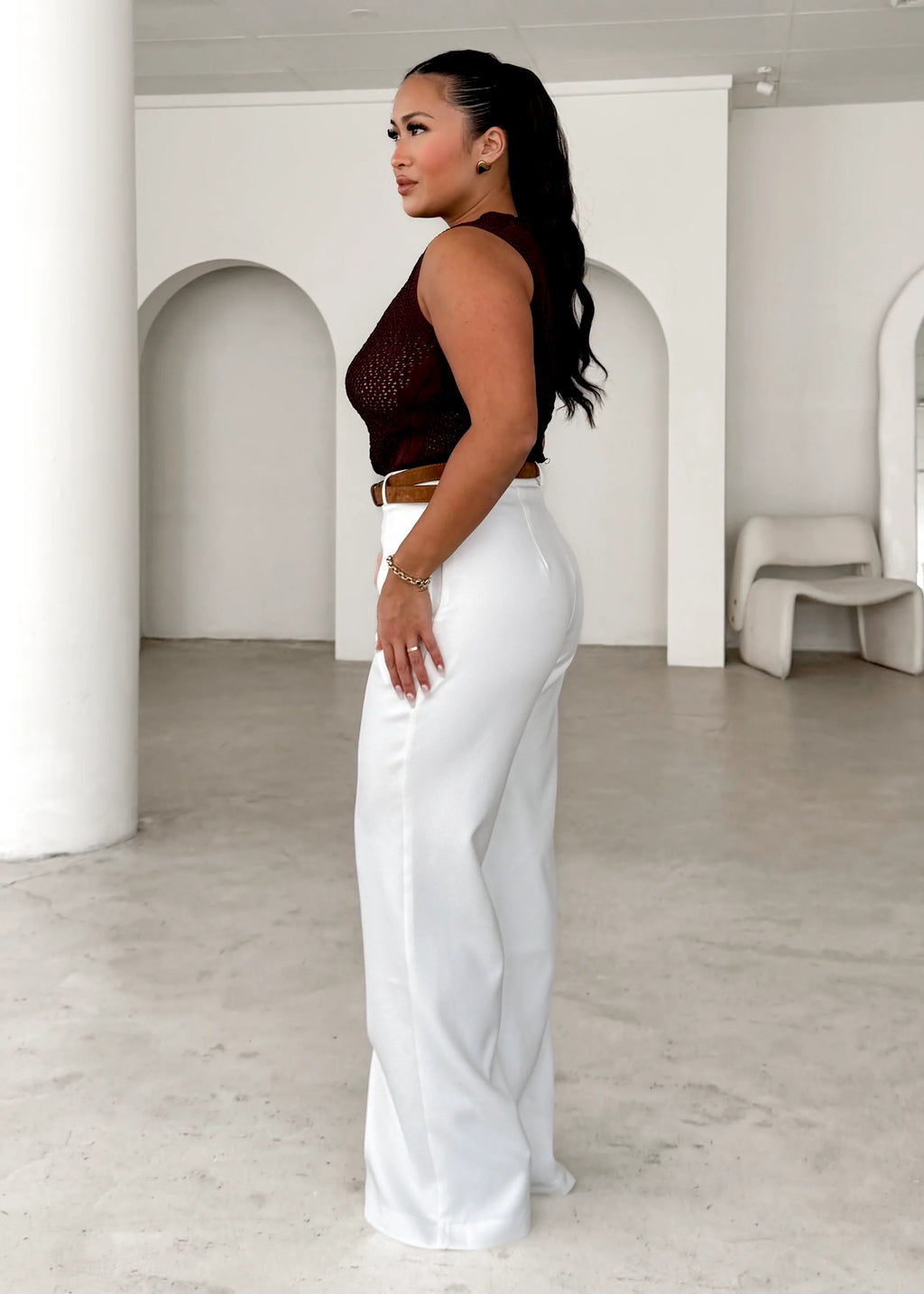 Addie Knit Top - Chocolate