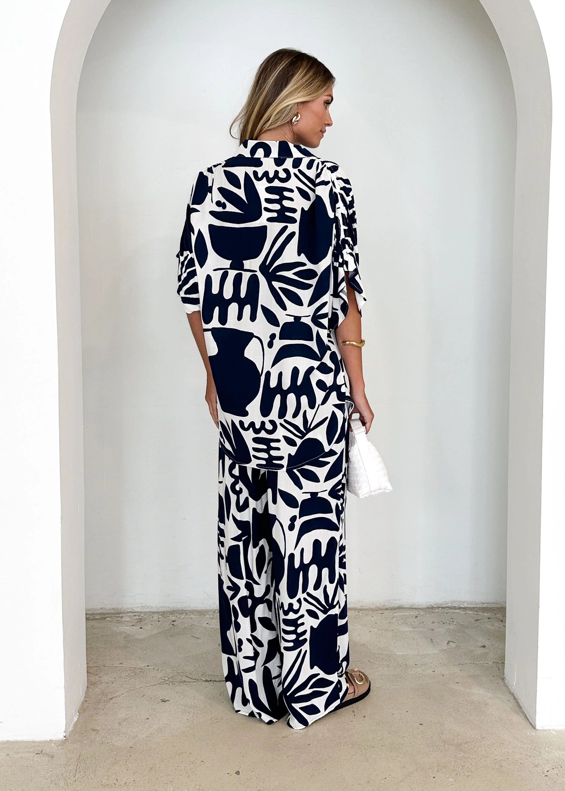 Raegan Pants - Navy Mirage