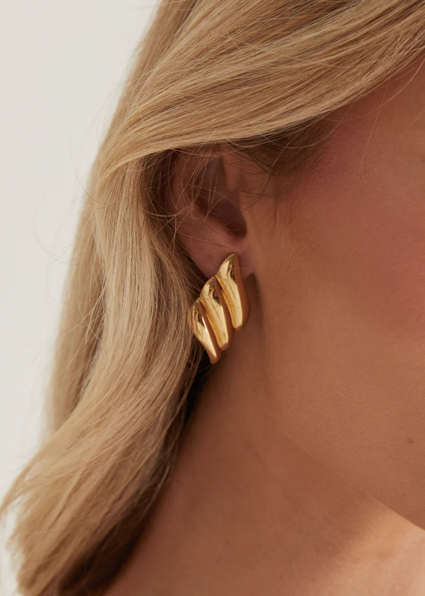 Grazina Earrings - Gold