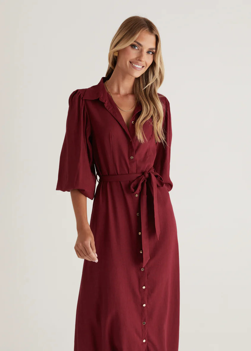 Romy Maxi Dress - Wine