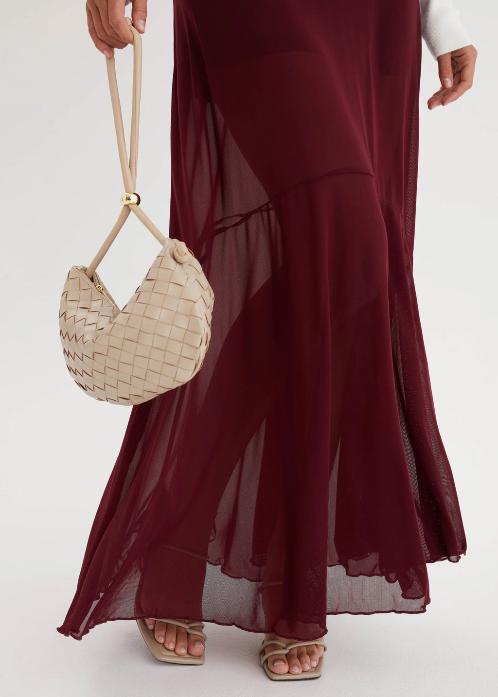Alani Maxi Skirt - Wine