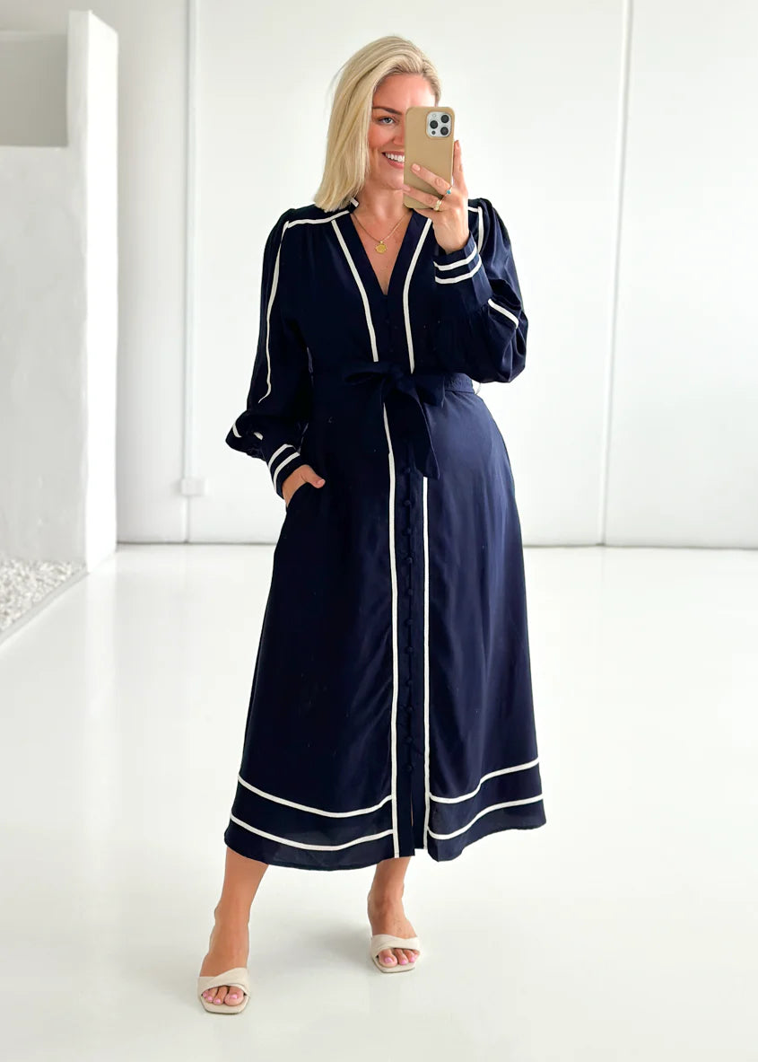 Melody Maxi Dress - Navy