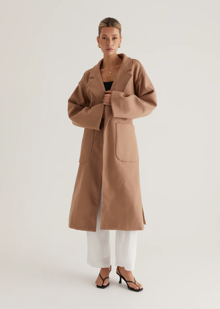 Caylee Coat - Tan