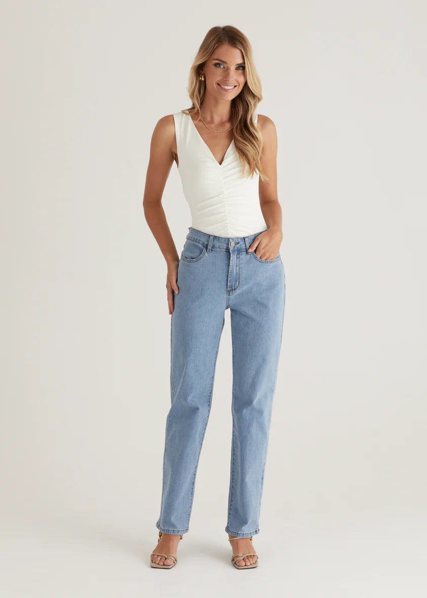Isobel Stretch Jeans - Light Blue