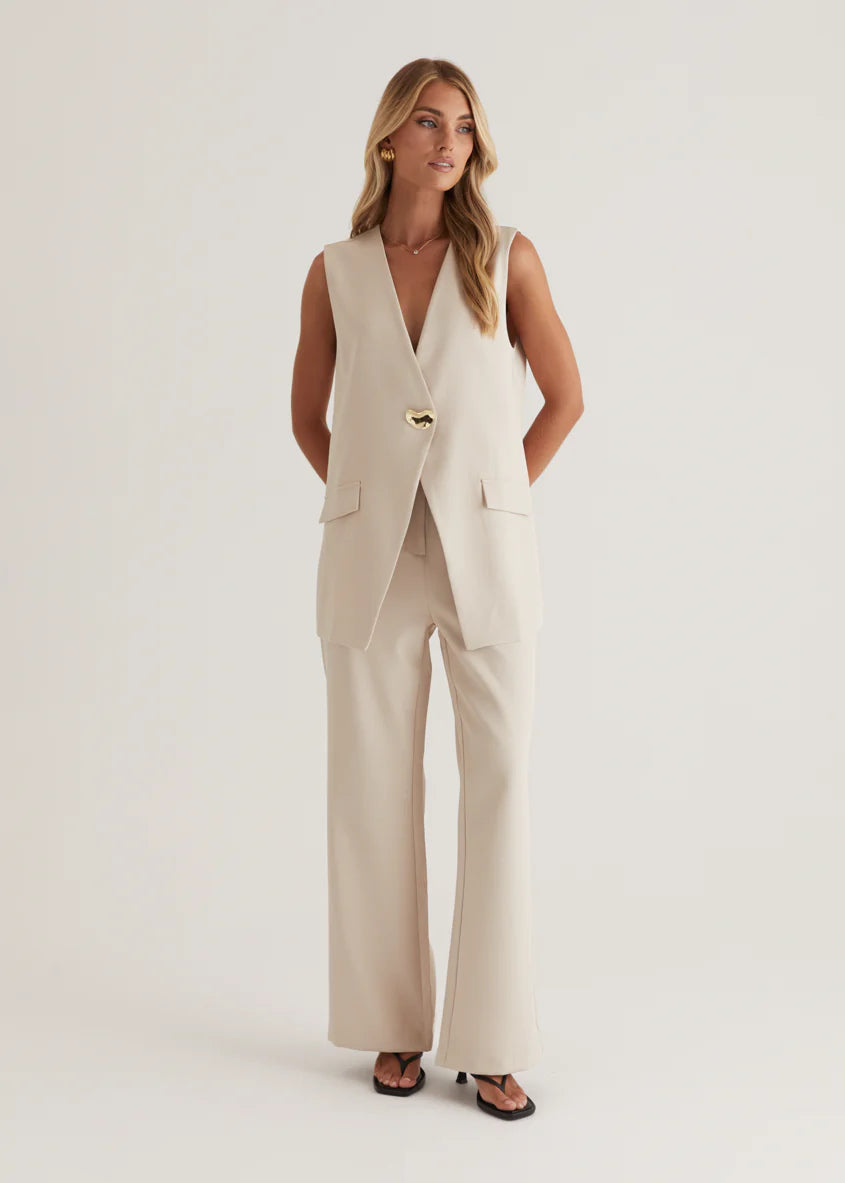 Chanelle Pants - Bone