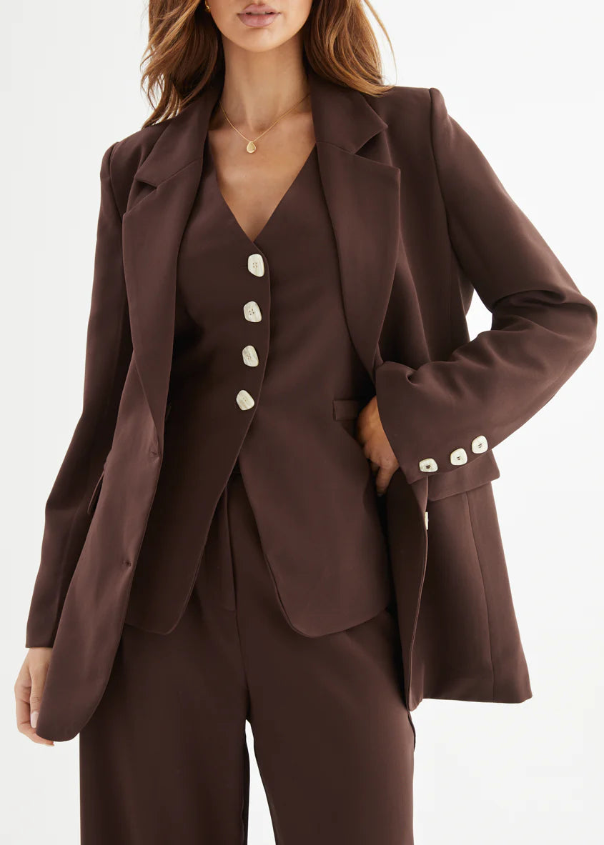 Sloane Blazer - Espresso