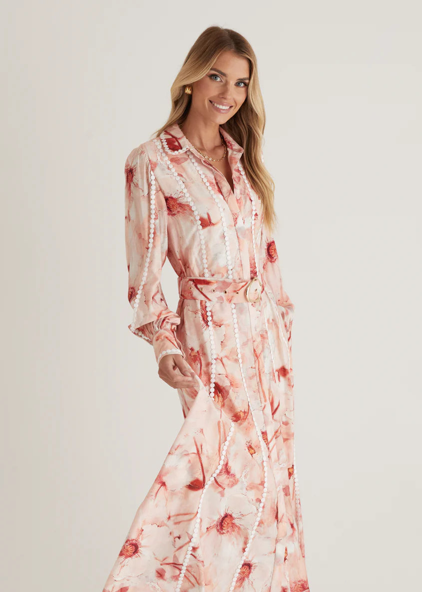 Starlet Maxi Dress - Blush Floral