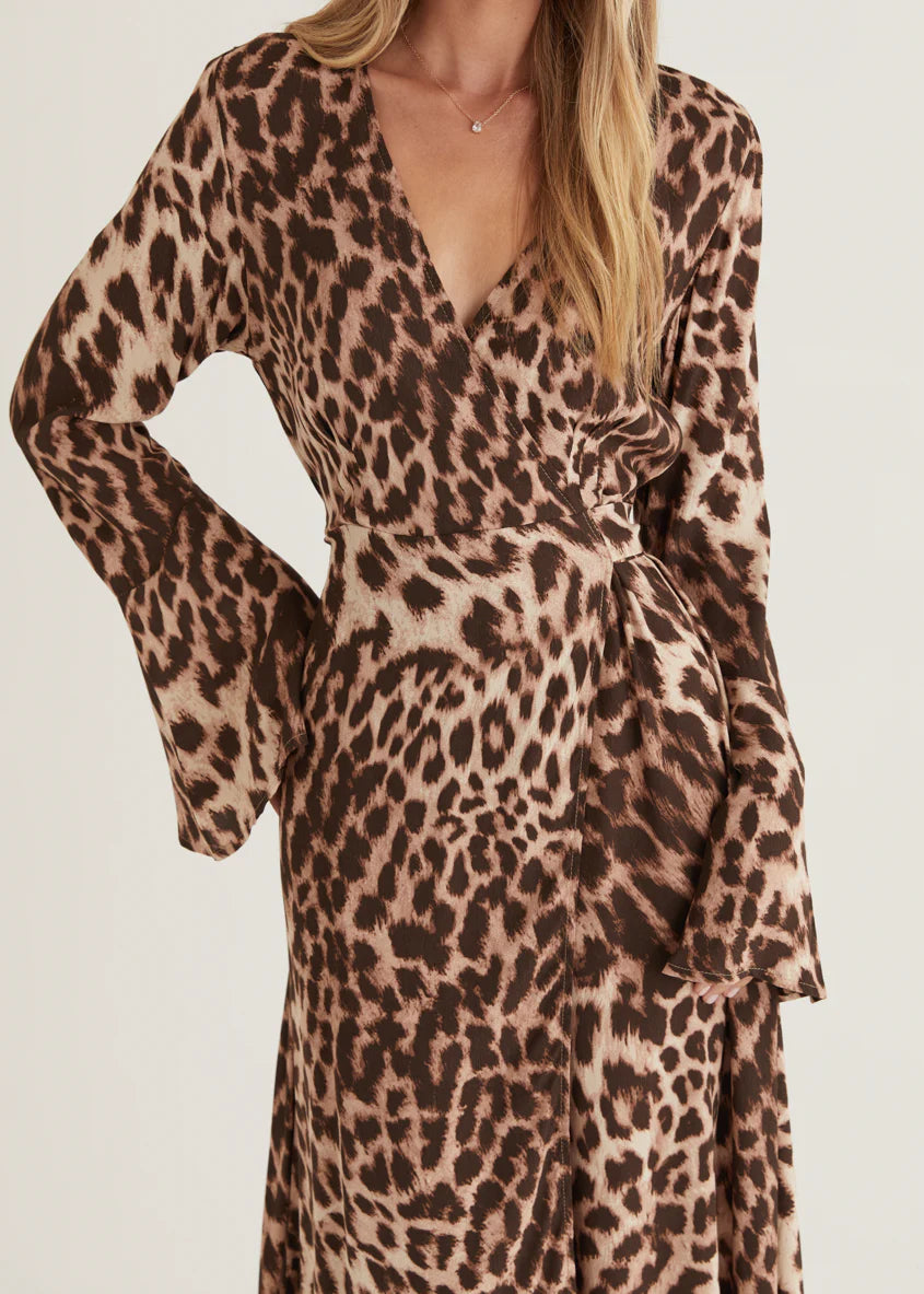 Moda Maxi Dress - Leopard