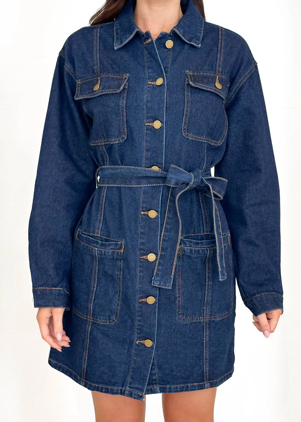 Begra Denim Dress - Indigo