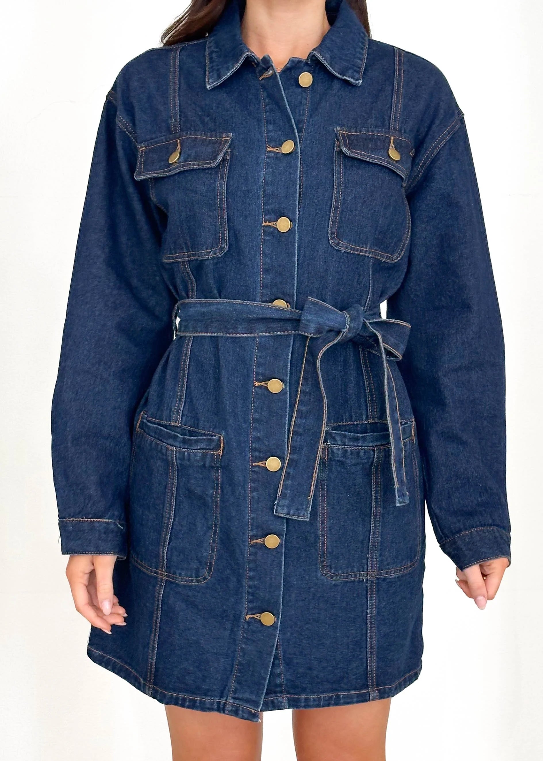 Begra Denim Dress - Indigo