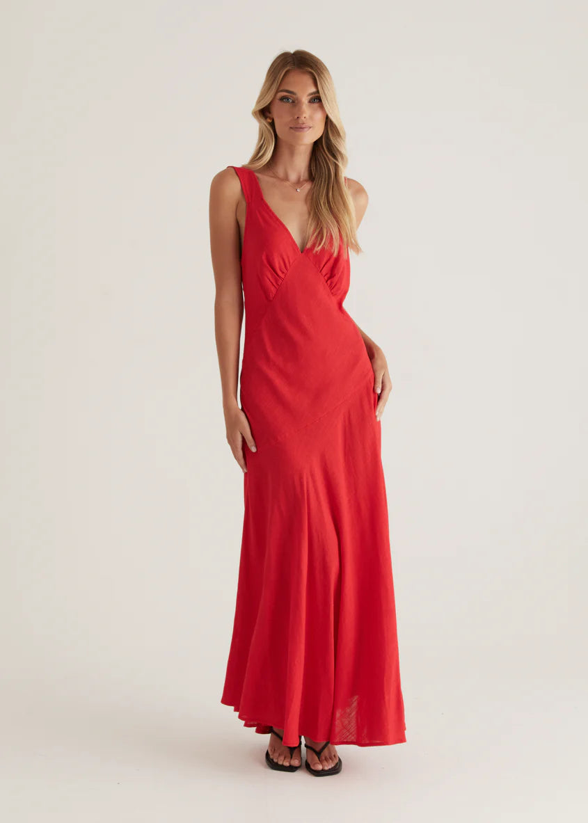 Orabelle Maxi Dress - Red