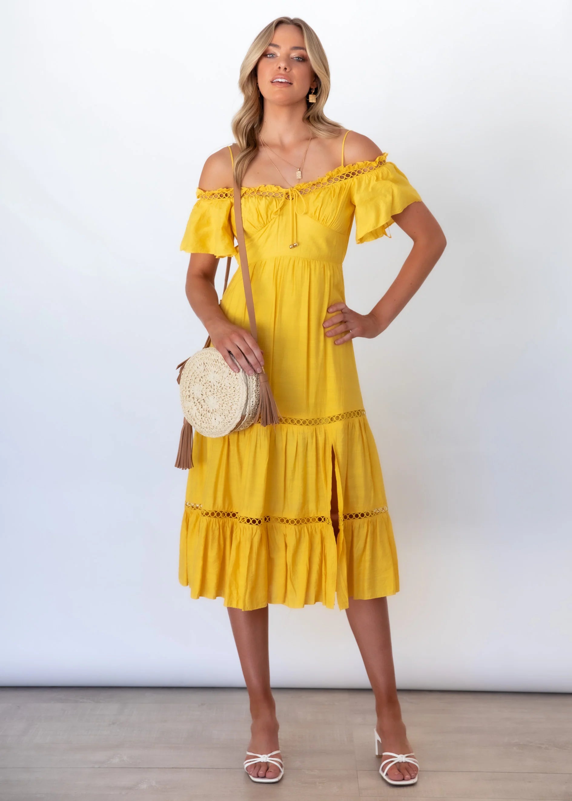 Fools Love Midi Dress - Sunshine