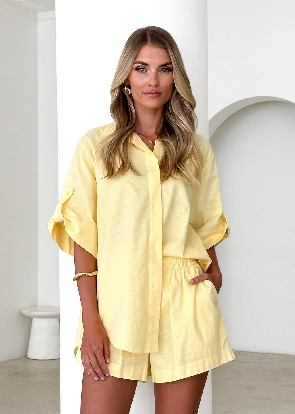 Kinsley Shorts - Lemon