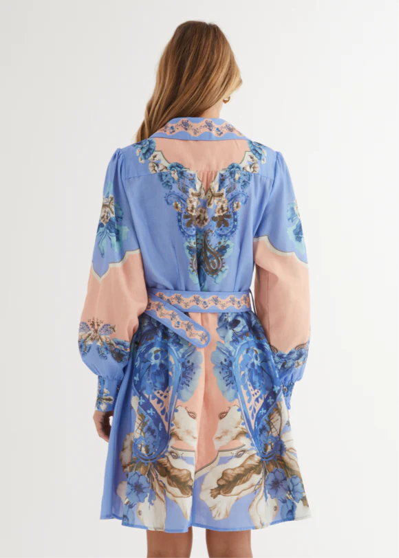 Seraphina Dress - Blue Willow