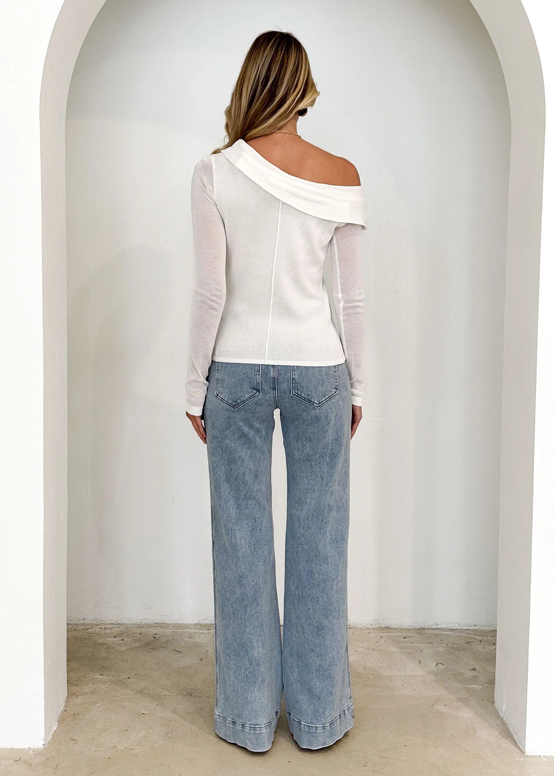 Davida Knit Top - Off White