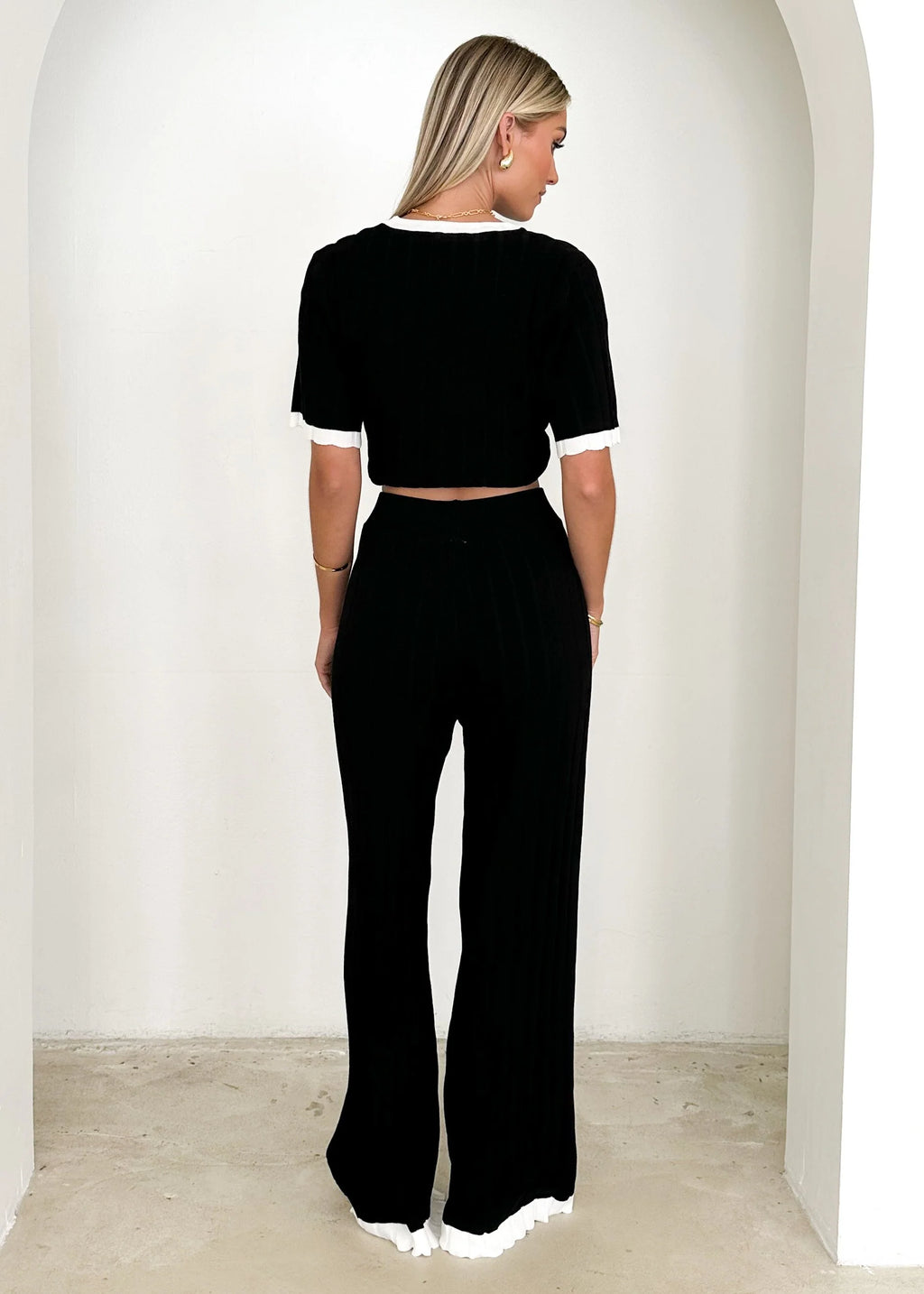 Tienna Knit Pants - Black