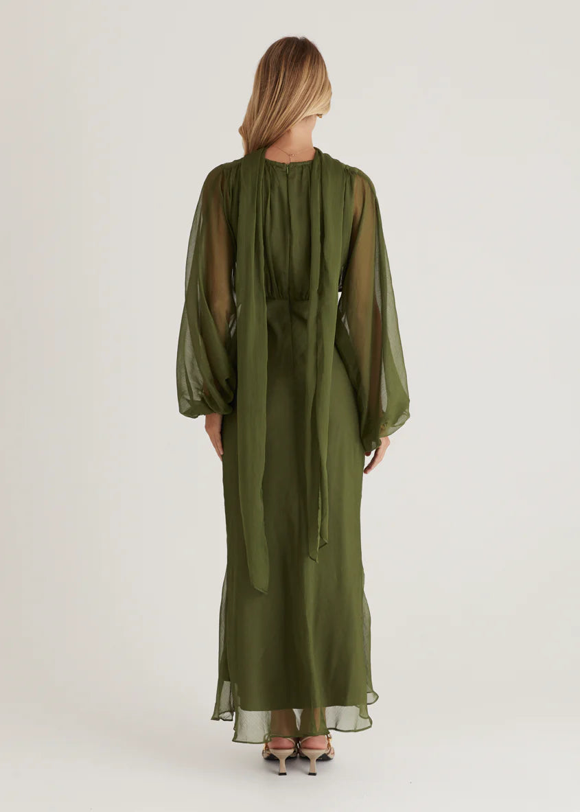 Rosabella Maxi Dress - Olive