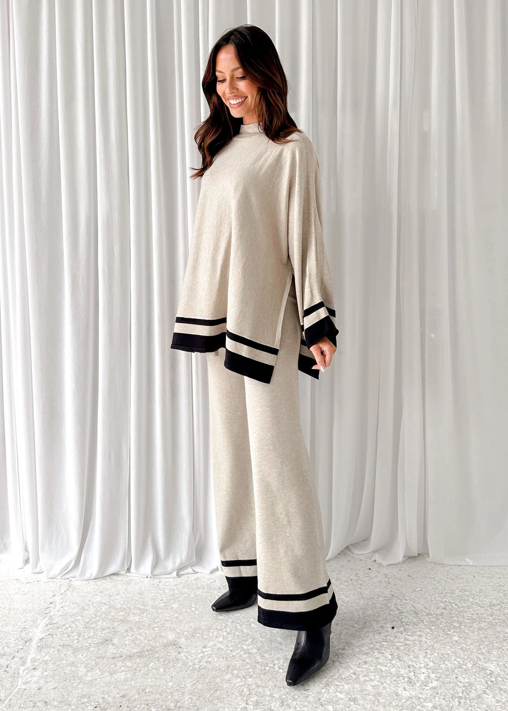 Jenner Knit Pants - Sand