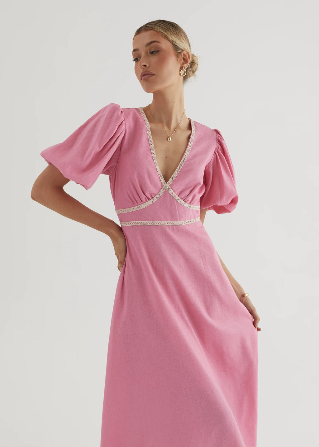 Ellodie Maxi Dress - Pink