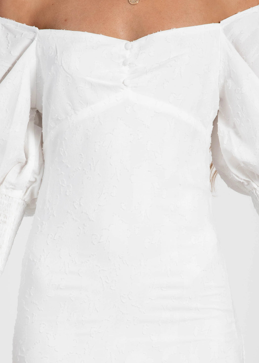 The Charm Dress - White