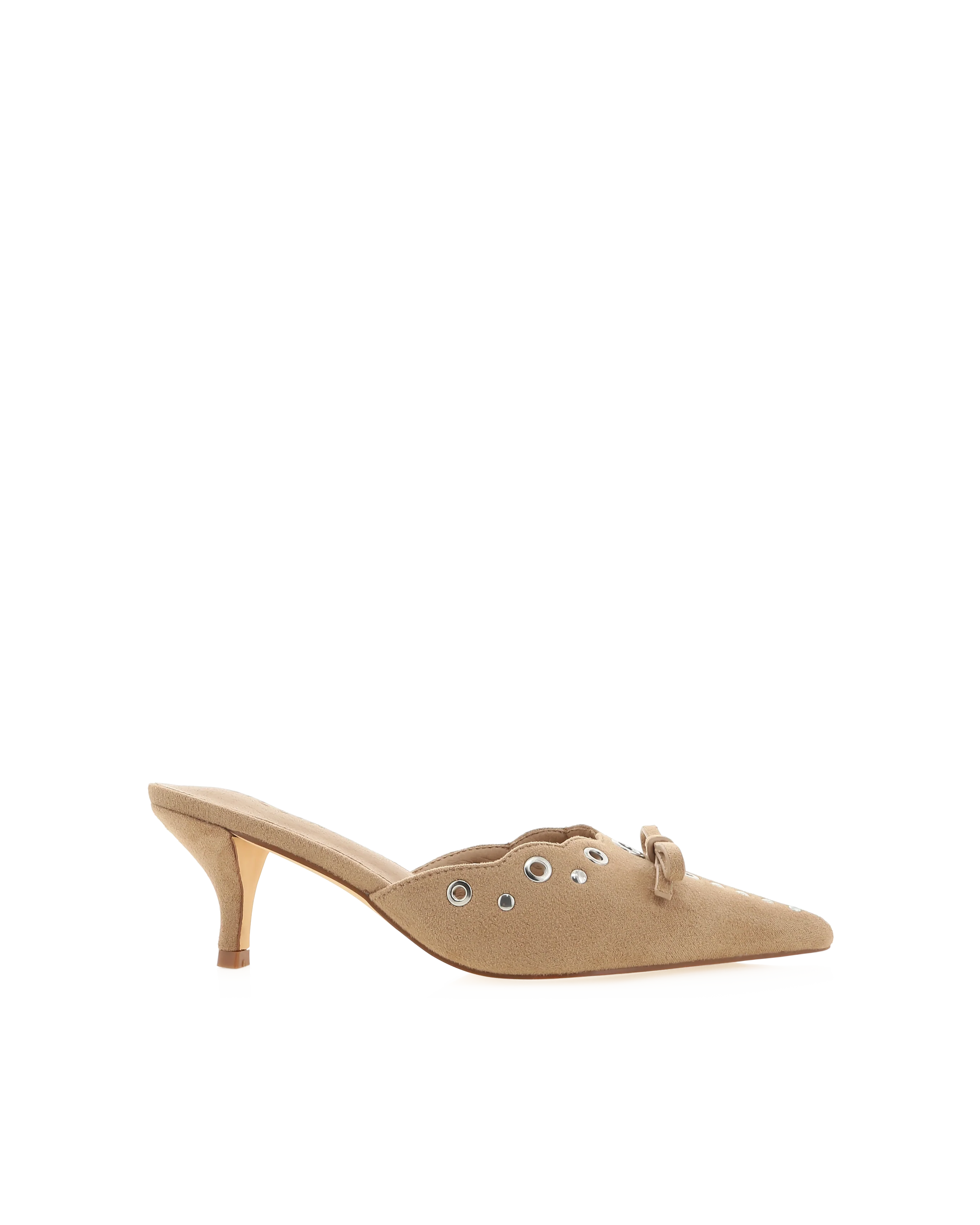 Elio Heels - Camel Suede
