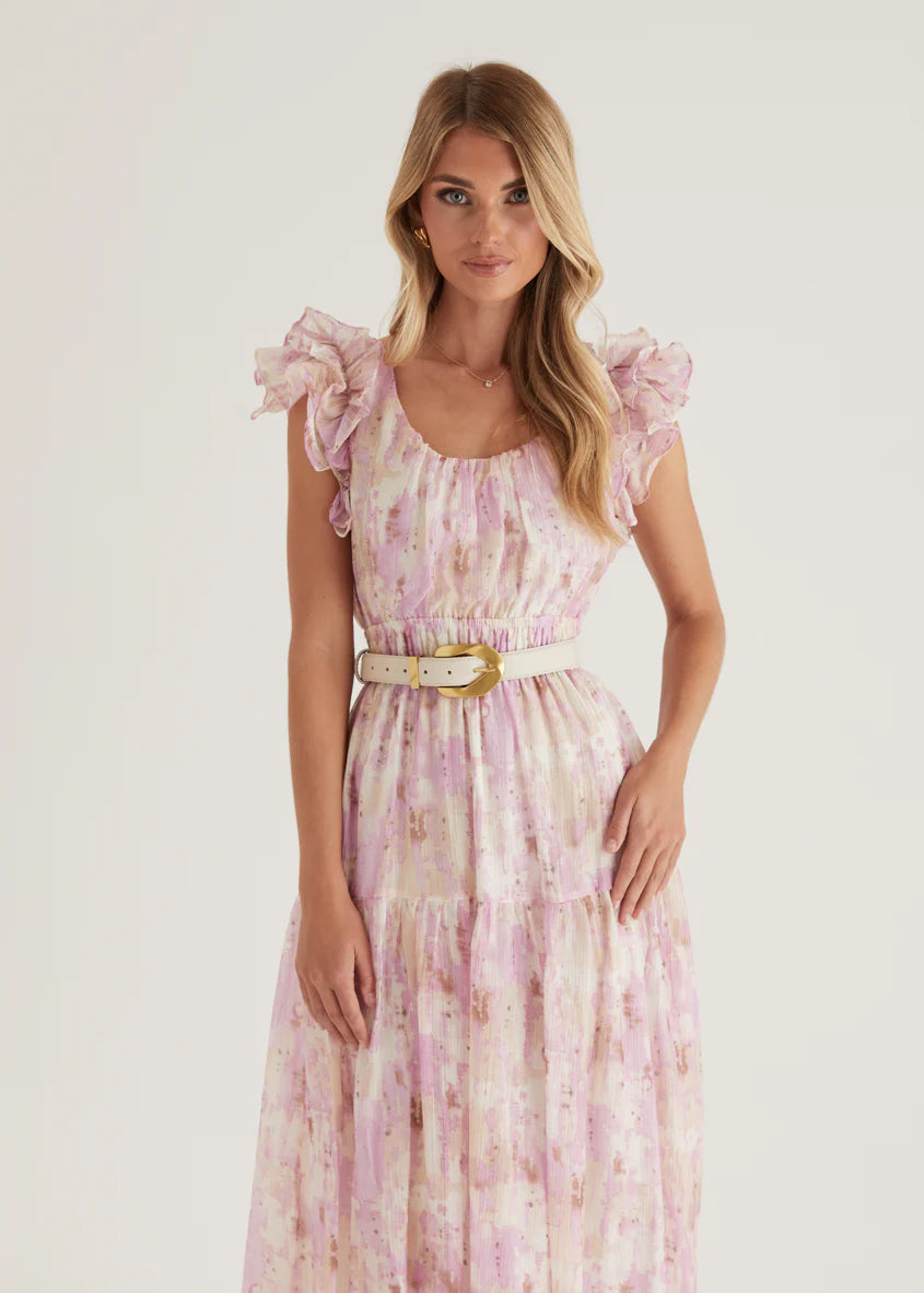 Valentina Maxi Dress - Pink Splash