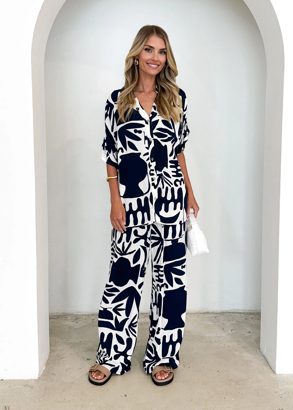 Raegan Pants - Navy Mirage