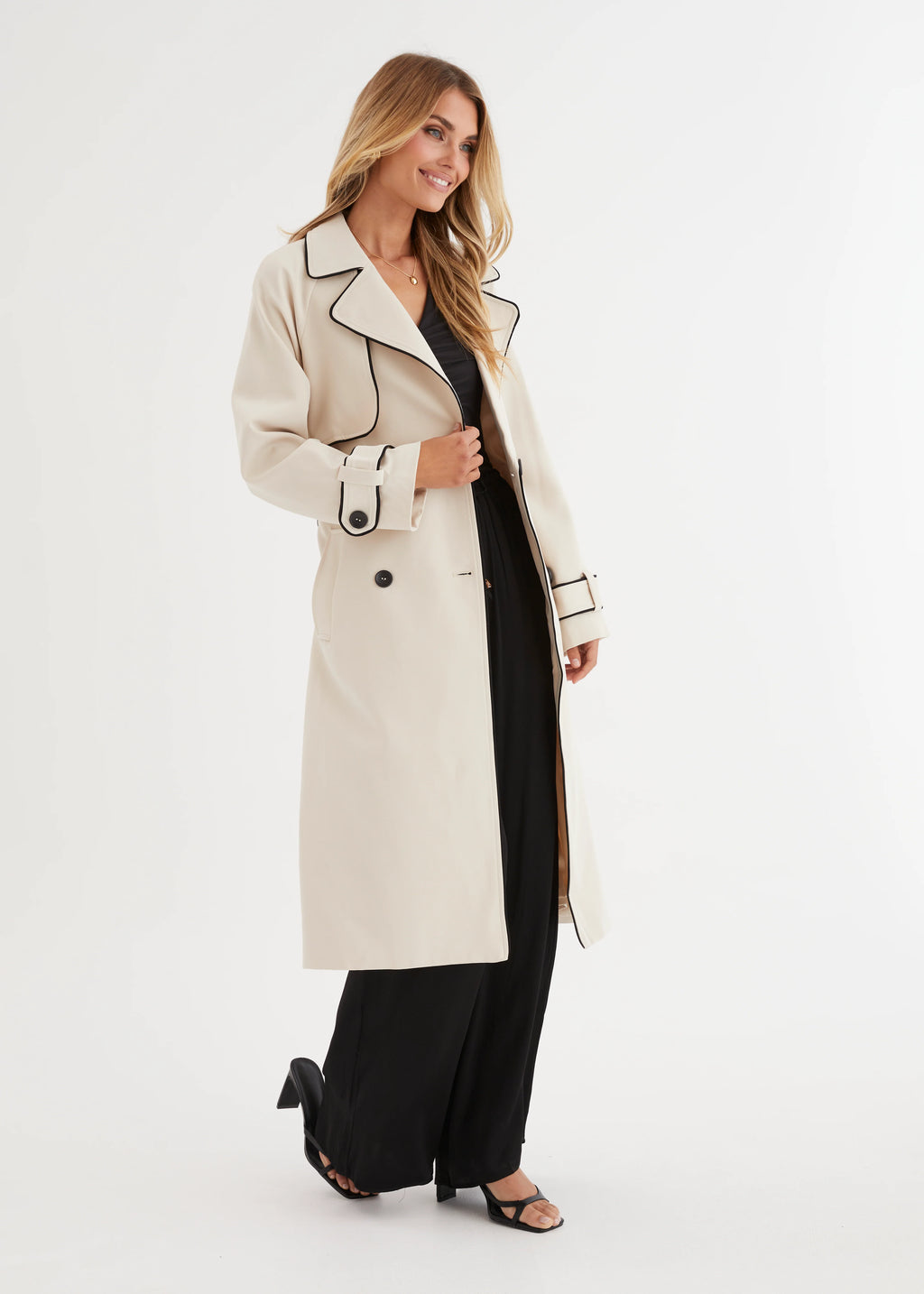 Lyssa Trench Coat - Beige