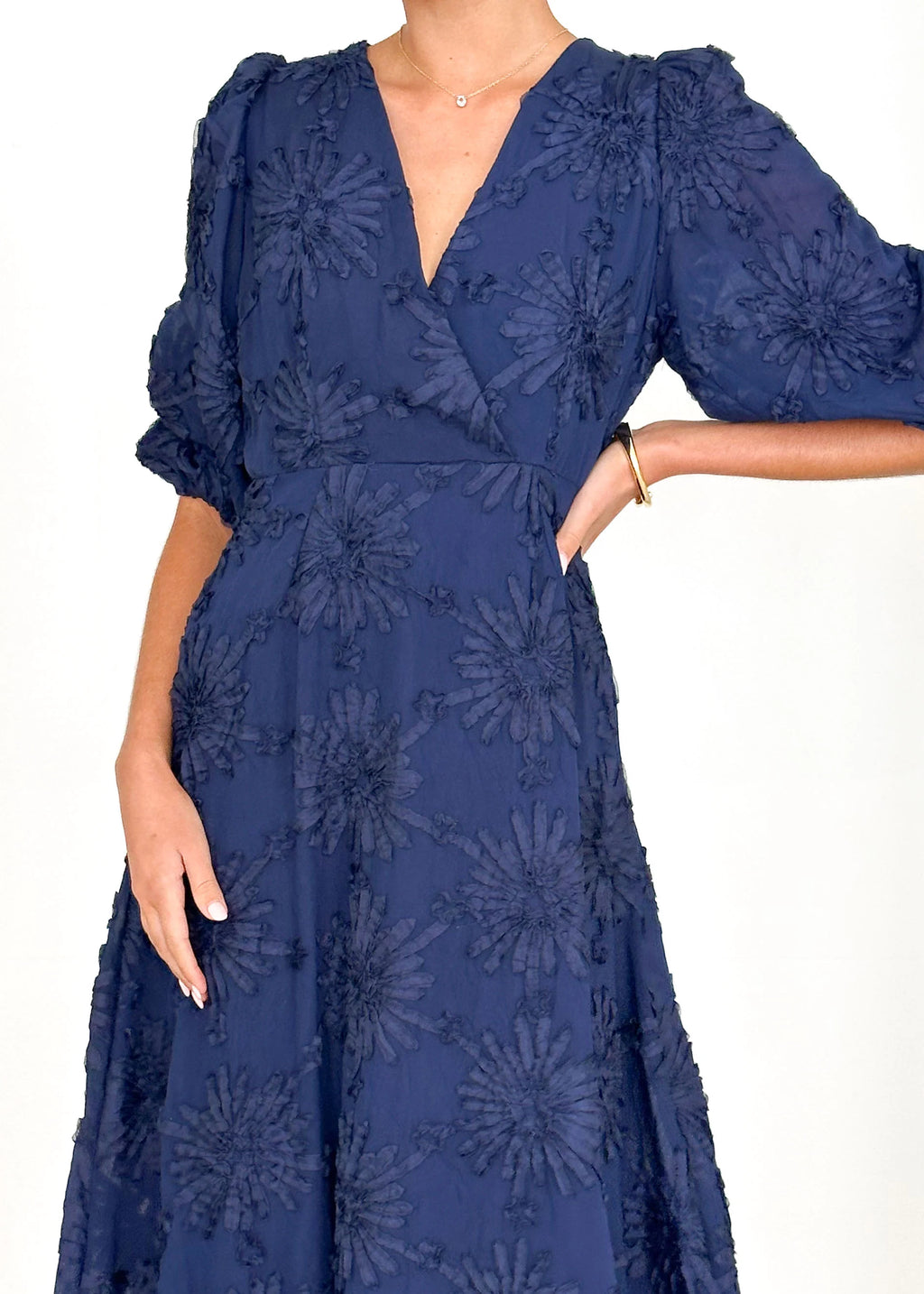 Bayside Midi Dress - Navy